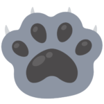 paw print logo